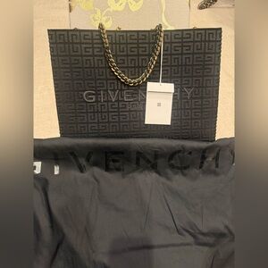 Givenchy Black Tote with Gold Detailing